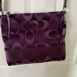 Purple/plum Coach Bag